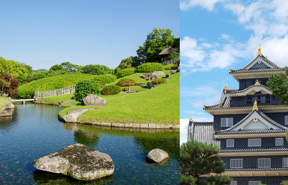 後楽園・岡山城